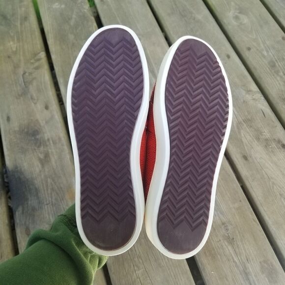 Rag & Bone Colby Red Leather Penny Loafer Sneaker - Picture 8 of 9